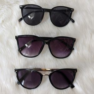 Bundle of Three Shein Sunglasses